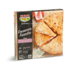 Focaccia farcita con prosciutto cotto e provola affumicata surgelata