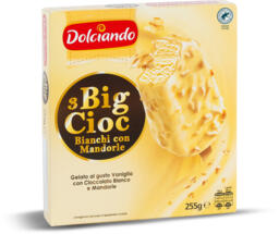Gelato Big Cioc bianchi con mandorle 3 pezzi