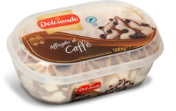 Vaschetta gelato affogato al caffè