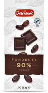 Cioccolato fondente 90% cacao