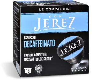 Capsule caffè espresso decaffeinato compatibili Nescafé ®DOLCEGUSTO®* 16 pezzi