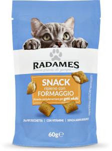 Snack ripieno con formaggio per gatti
