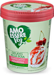 Gelato alla soia variegato amarena