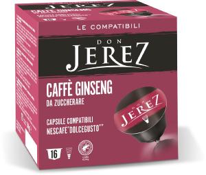 Capsule caffè ginseng da zuccherare compatibili Nescafé ®Dolcegusto® 16pz