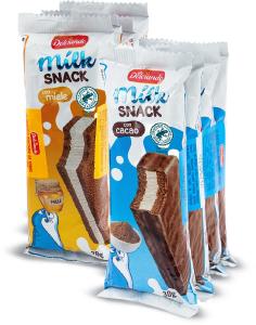 Snack al latte cacao / miele