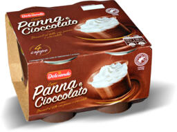 Dessert coppa panna e cioccolato