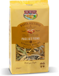 Tagliatelle all'uovo paglia e fieno
