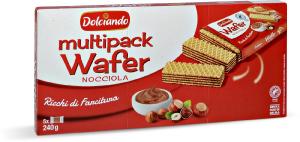 Wafer alla nocciola multipack 5 pezzi