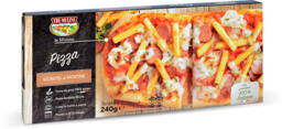 Pizza wurstel e patatine surgelata