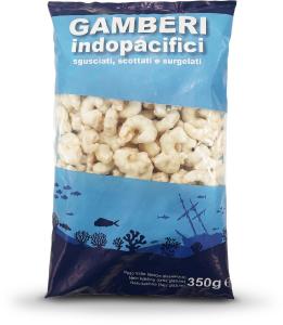 Gamberi indopacifici sgusciati