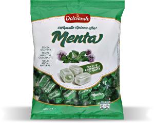 Caramelle ripiene alla menta
