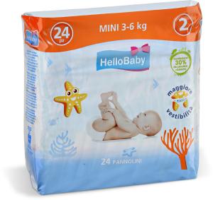 Pannolini mini per bambini 24 pezzi