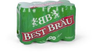 Birra Best Bräu Lager 8 pezzi