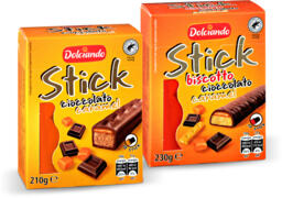 Barretta chocostick caramello/biscotto