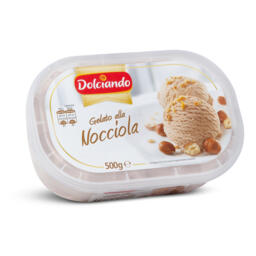 Vaschetta gelato alla nocciola
