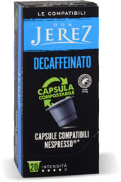 Capsule caffè decaffeinato compatibili Nespresso 20 pezzi