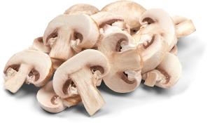 Funghi champignon a fette