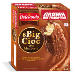 Gelati Big Cioc con mandorle 6 pezzi