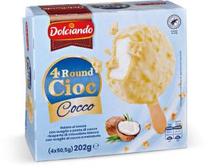 Gelato Round Cioc cocco 4 pezzi